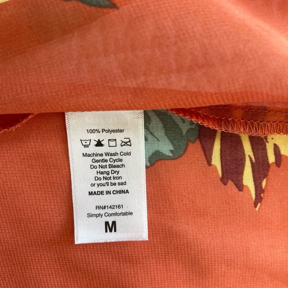 Lularoe floral kimono - Picture 3 of 6